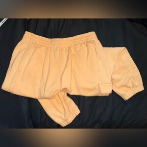 Men’s yellow waffle Jogger Pants